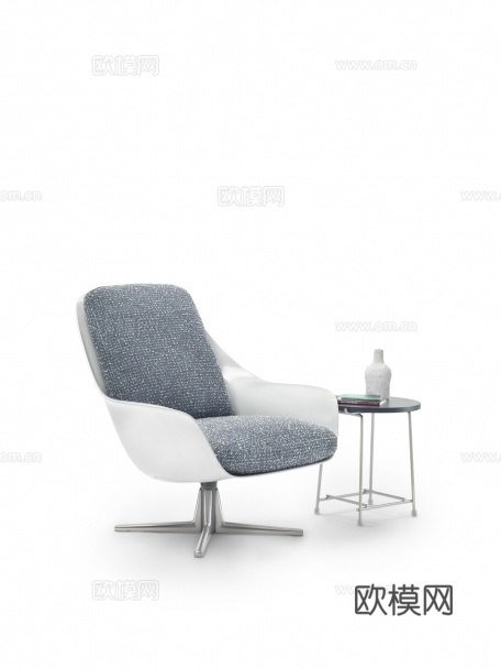 flexform 意式休闲椅3d模型下载（渲染图1）