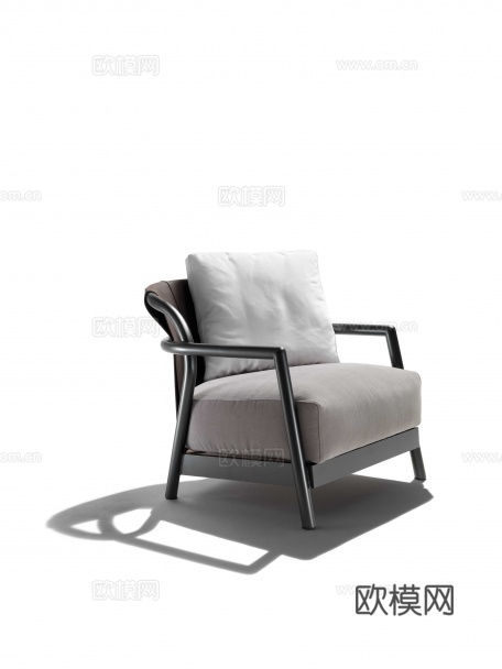 flexform 意式扶手椅3d模型下载（渲染图4）
