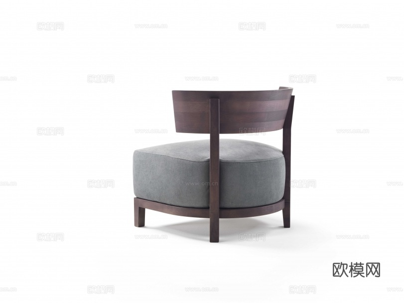 flexform 中古风沙发椅3d模型下载（渲染图2）