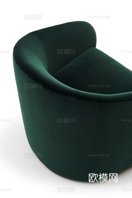 FENDI 意式单人沙发3d模型下载（渲染图2）