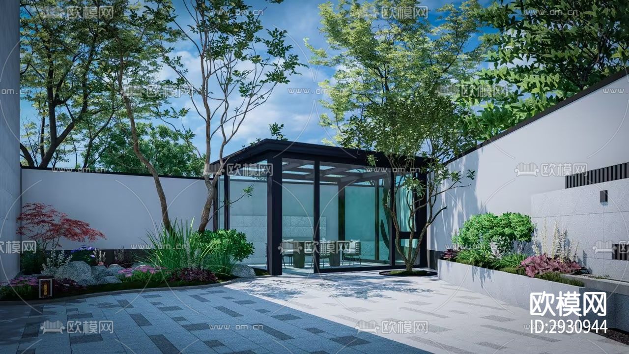 庭院景观设计cad施工图