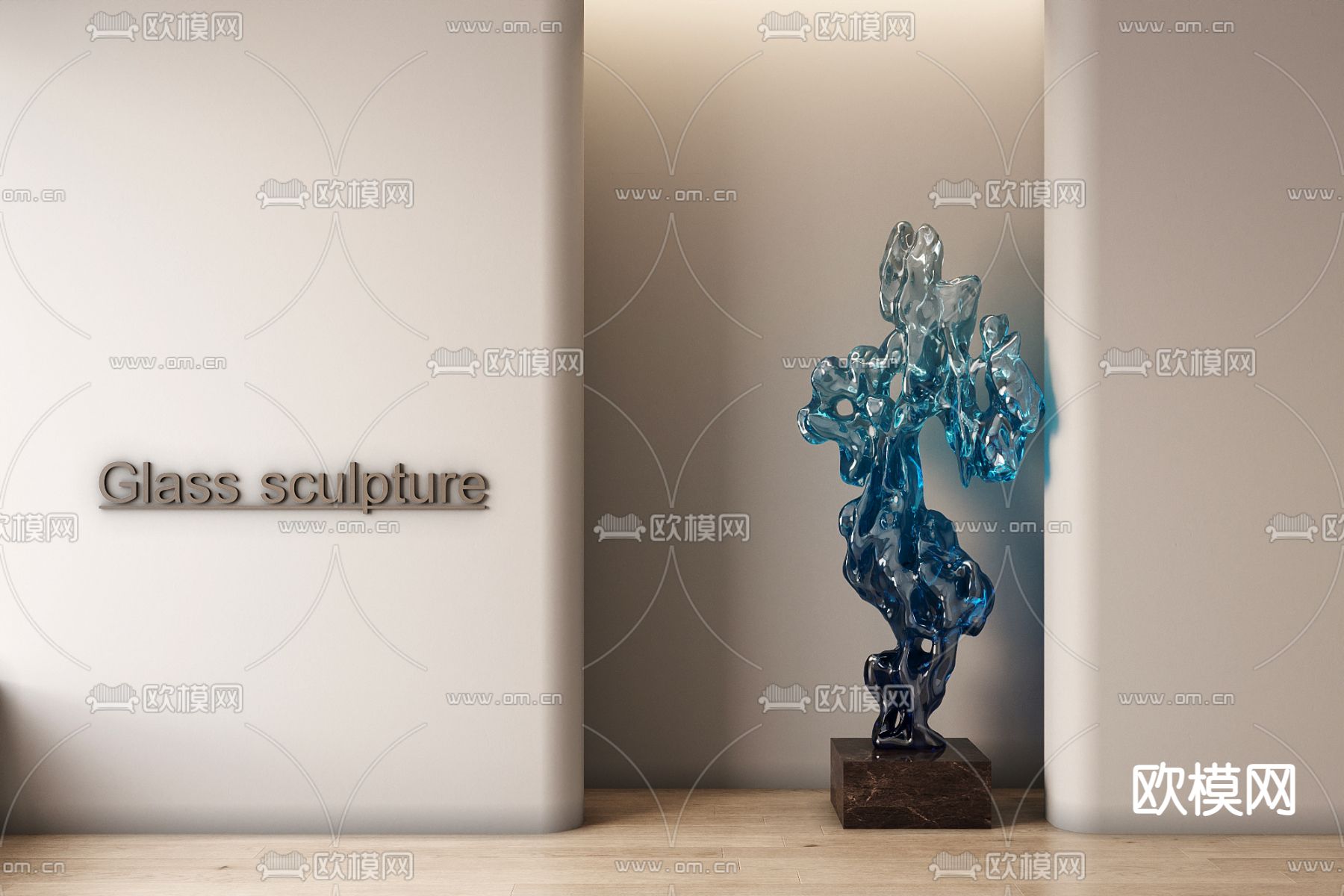 亚克力雕塑 艺术摆件3d模型下载