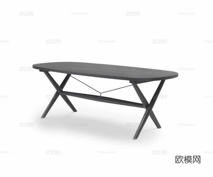 flexform 意式餐桌3d模型下载（渲染图4）