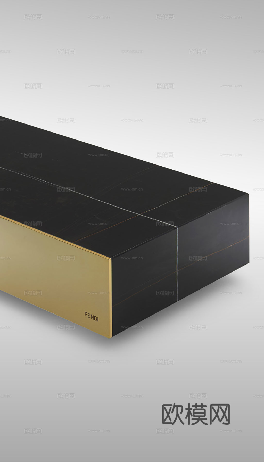FENDI 意式茶几3d模型下载（渲染图2）