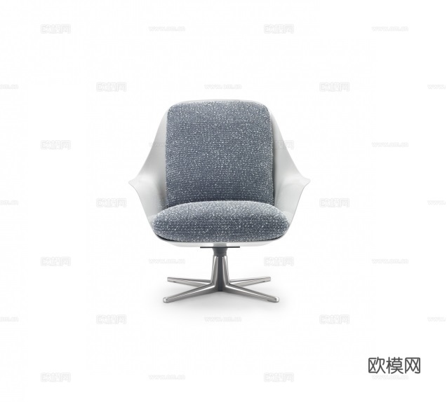 flexform 意式休闲椅3d模型下载（渲染图2）