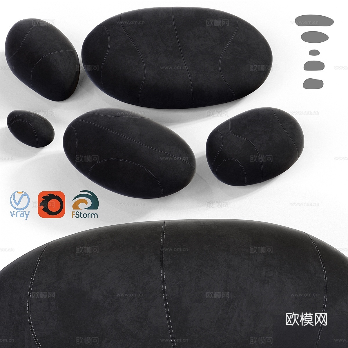 斯马林生活石23d模型