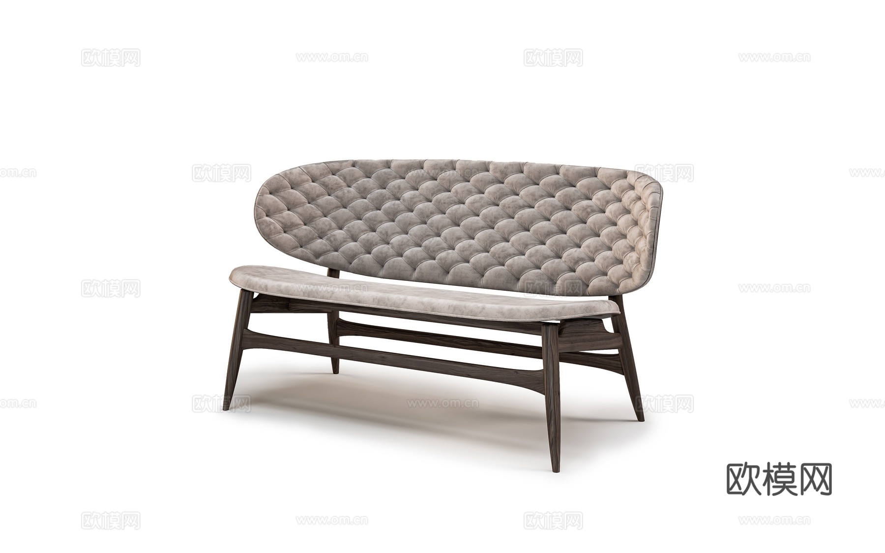 baxter 简欧沙发椅3d模型下载