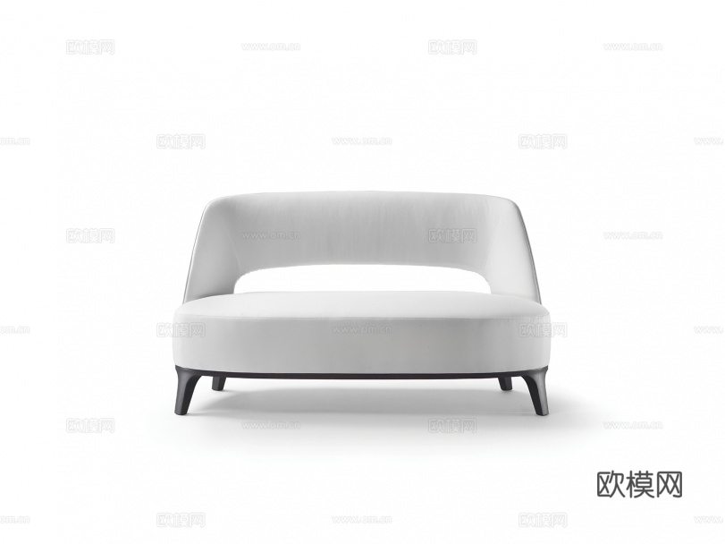 flexform 意式双人沙发3d模型下载（渲染图2）