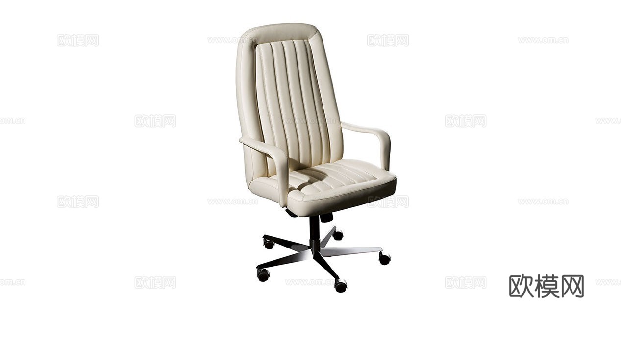 FENDI 意式办公椅3d模型下载（渲染图1）