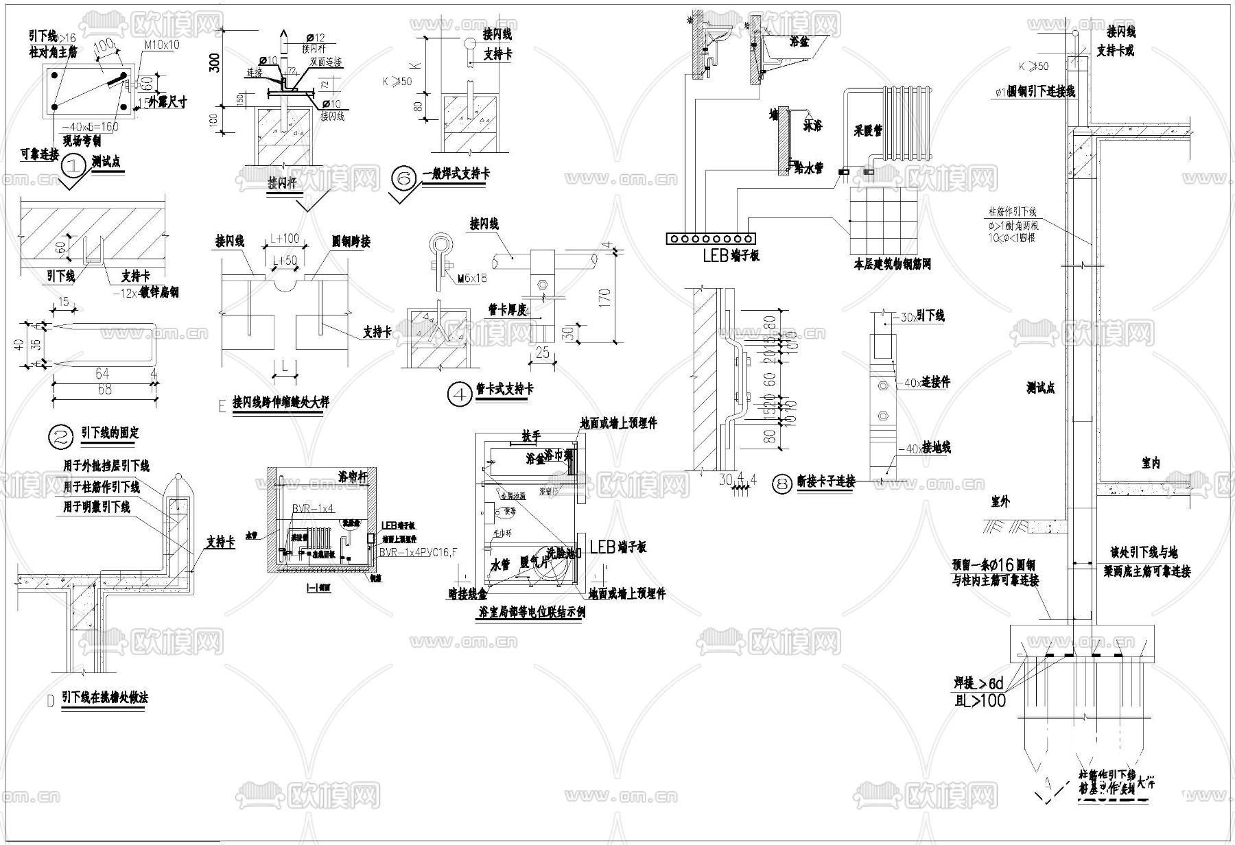 风机房全套cad施工图