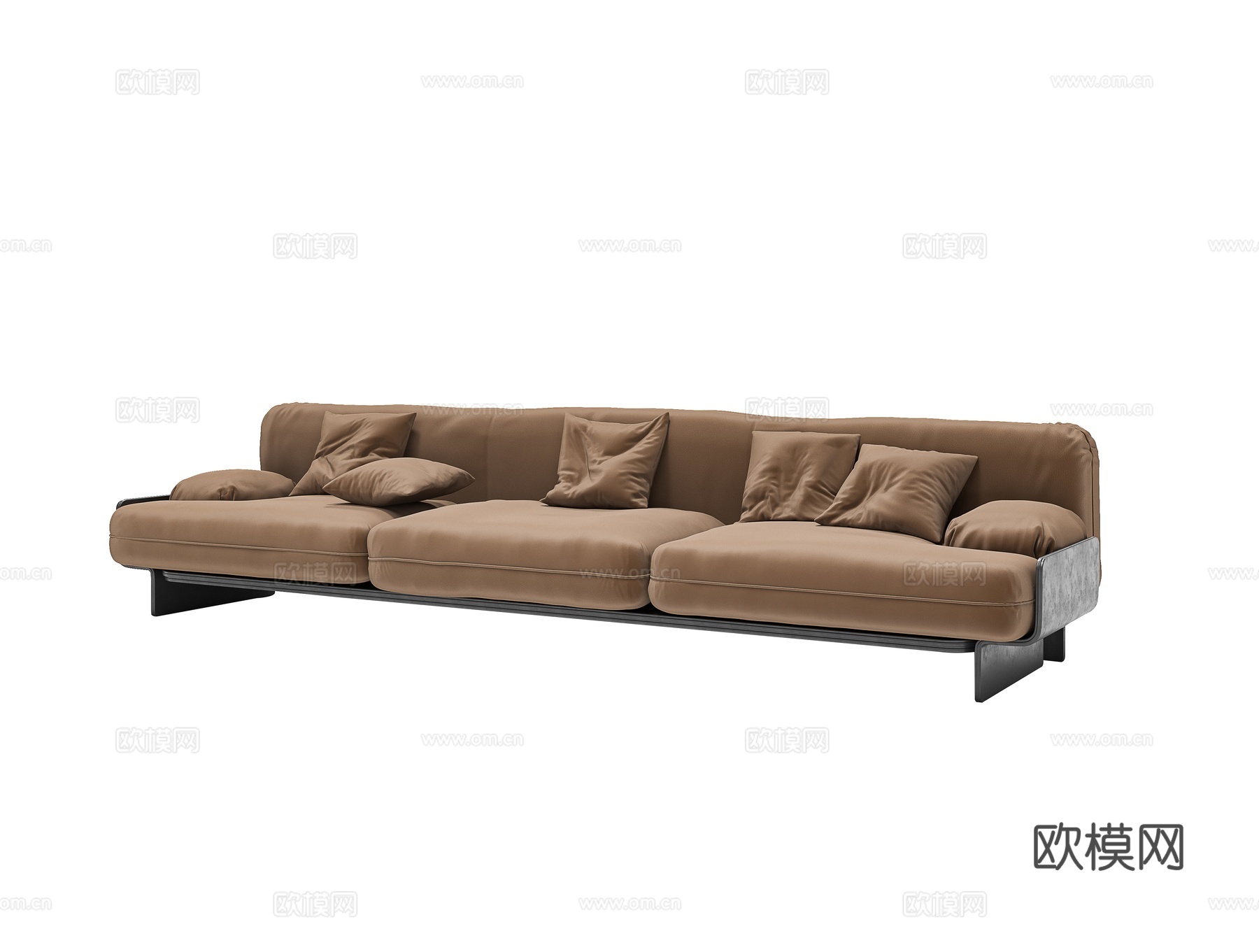 baxter 意式三人沙发3d模型下载（渲染图1）