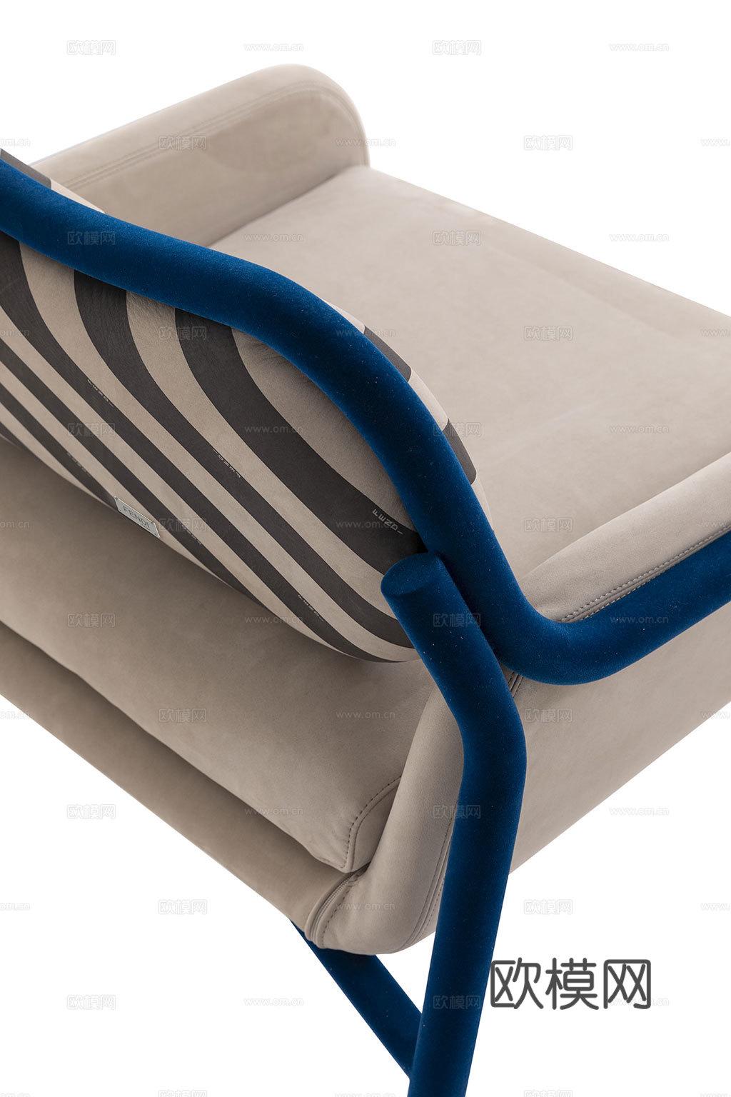 FENDI 意式休闲椅3d模型下载（渲染图3）