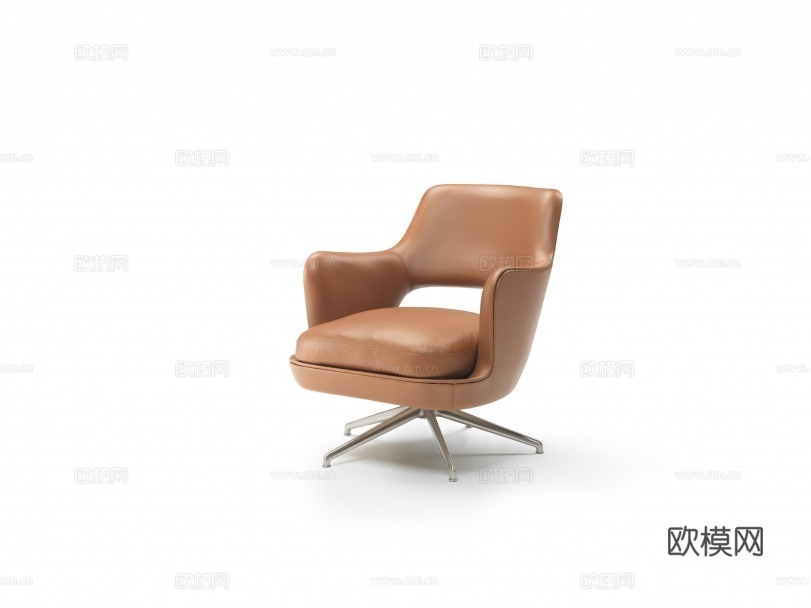flexform 意式休闲椅3d模型下载（渲染图2）