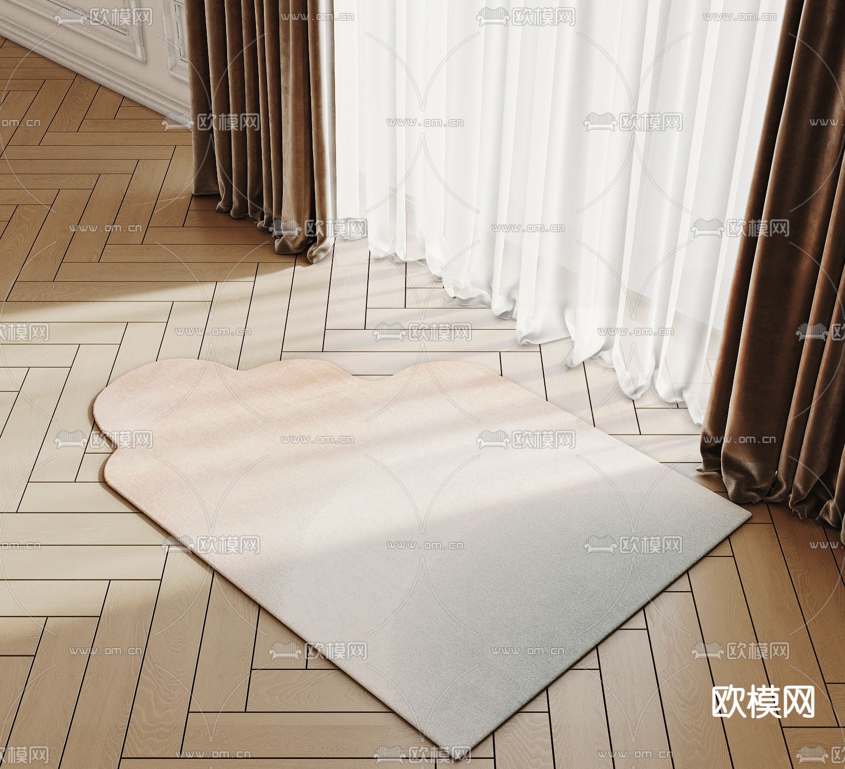异形地毯3d模型