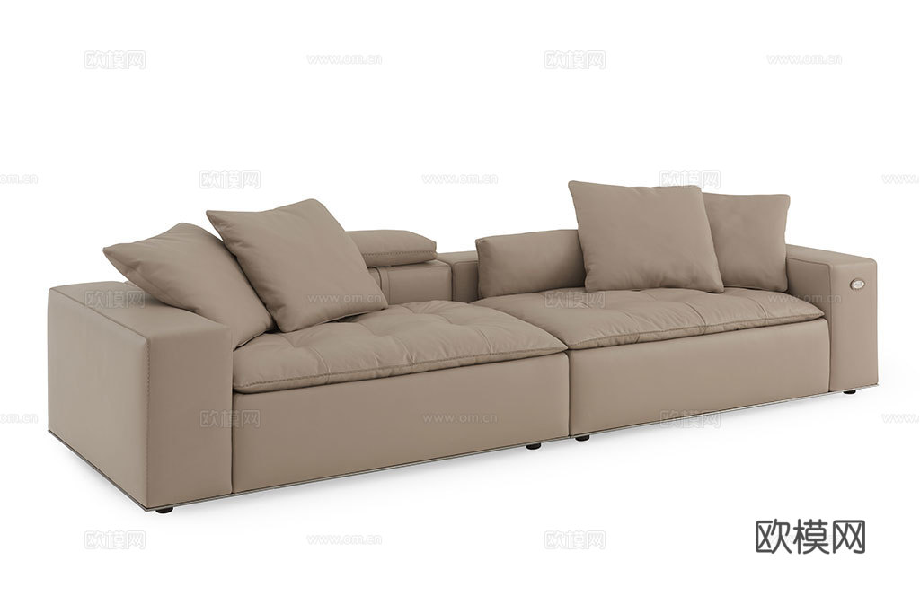 FENDI 双人沙发3d模型下载（渲染图1）