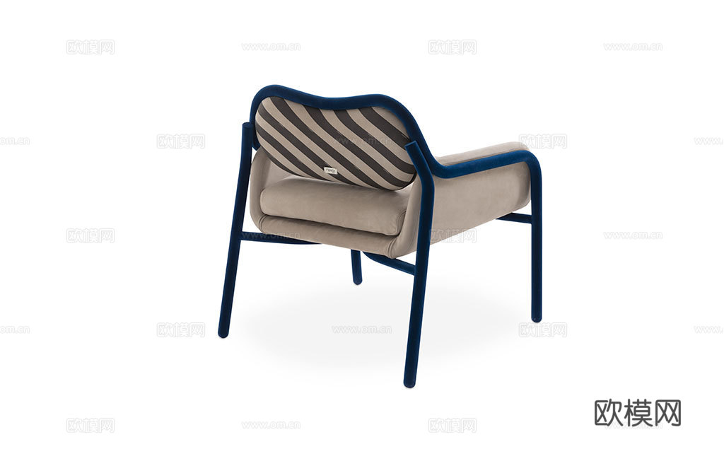 FENDI 意式休闲椅3d模型下载（渲染图4）