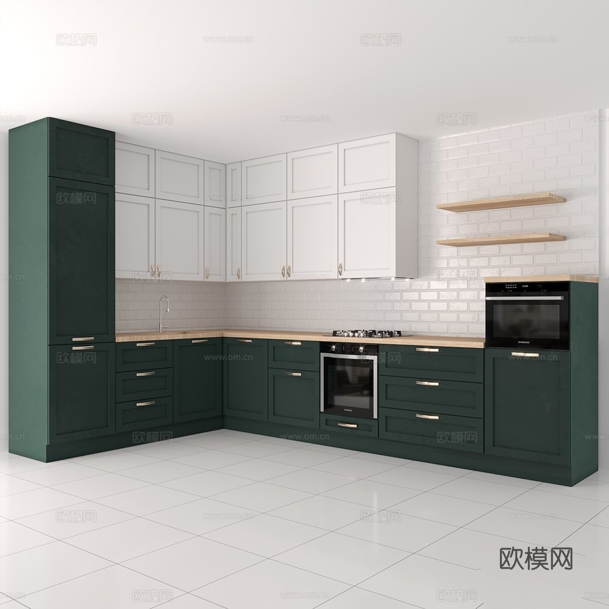 厨房套装0133d模型