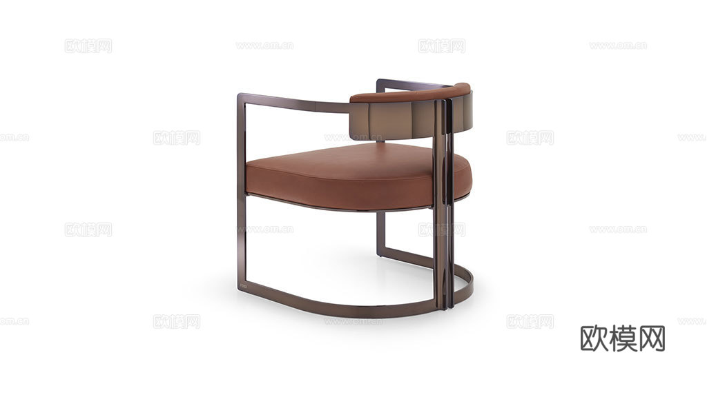 FENDI 轻奢餐椅3d模型下载（渲染图7）