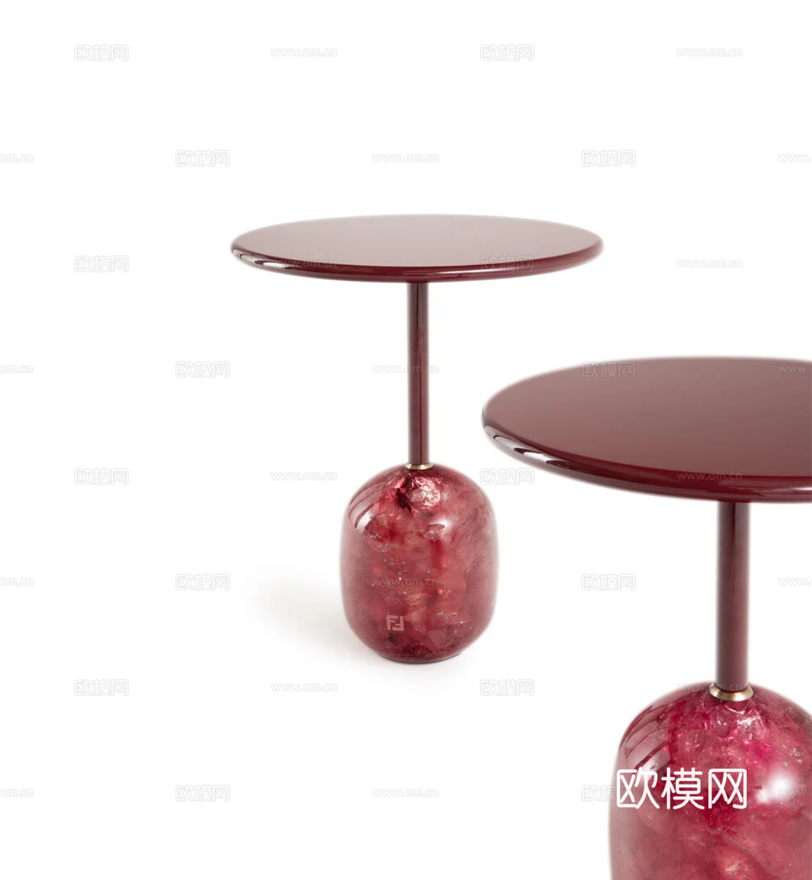 FENDI 意式边几 角几3d模型下载（渲染图3）