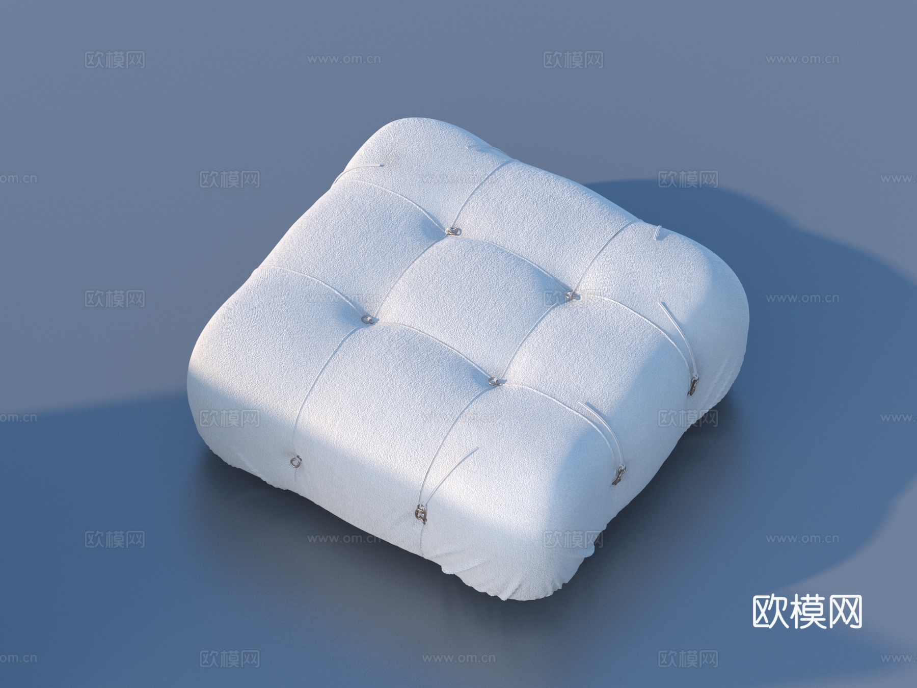 软包 抱枕 沙发凳 靠垫3d模型