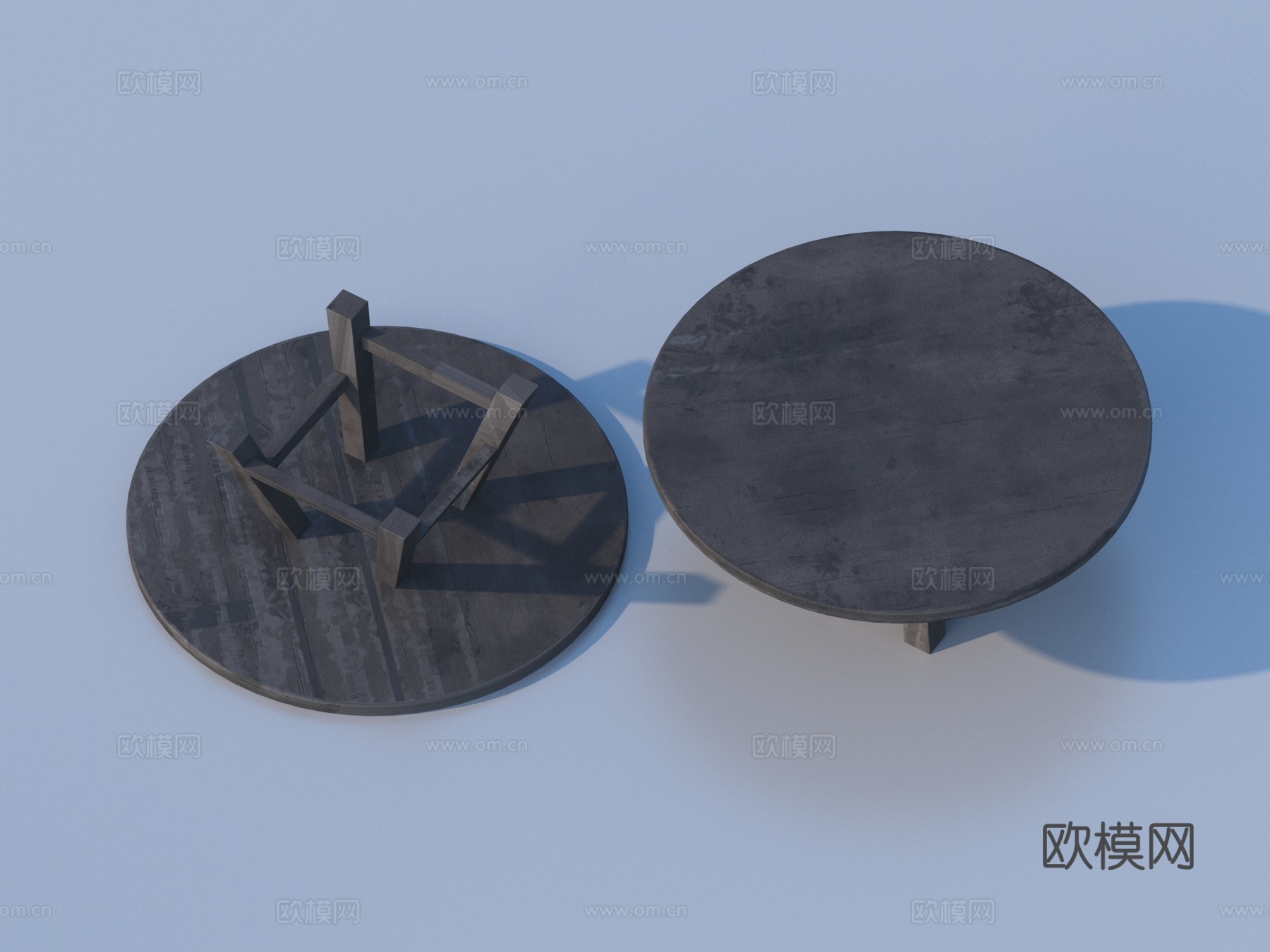 桌子 圆桌 家具3d模型