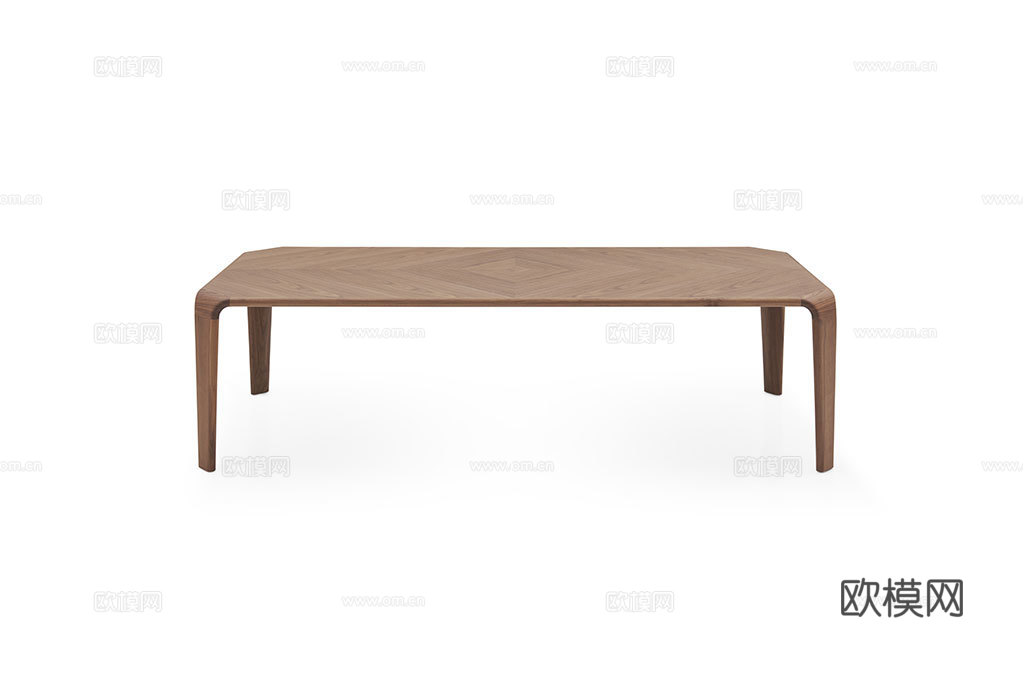 FENDI 意式餐桌3d模型下载（渲染图1）