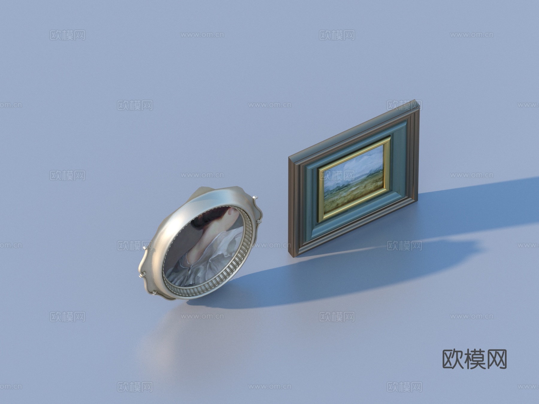 装饰画 相框 小品3d模型