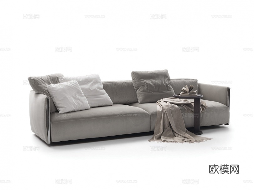 flexform 意式双人沙发3d模型下载（渲染图1）