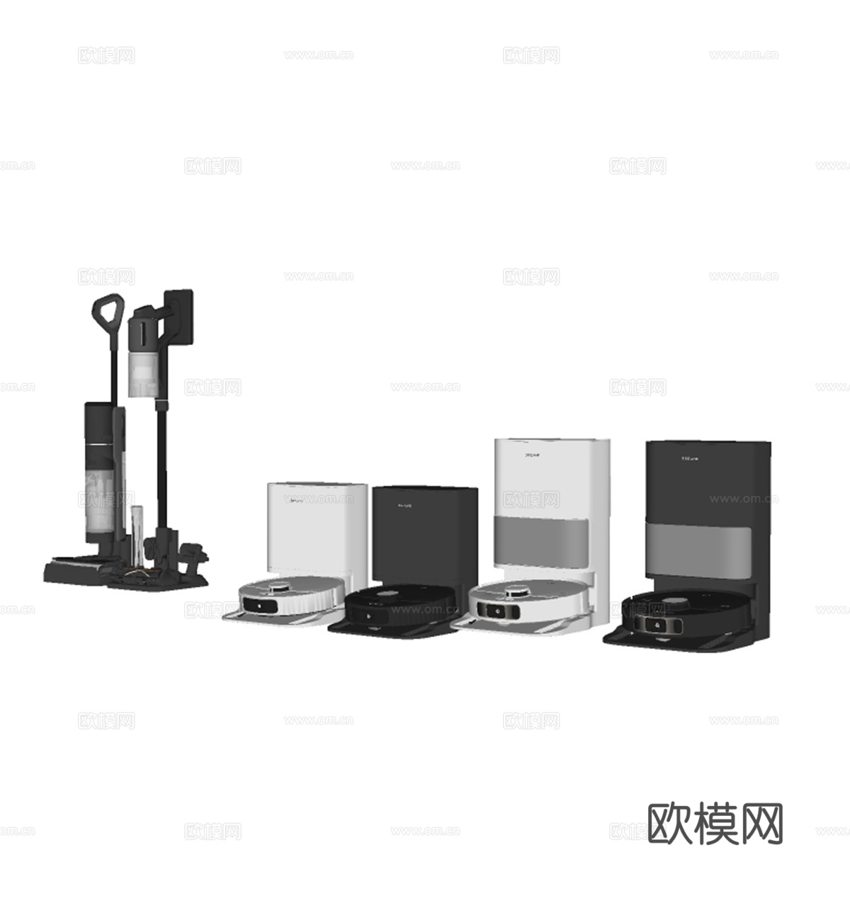 现代扫地机器人su模型