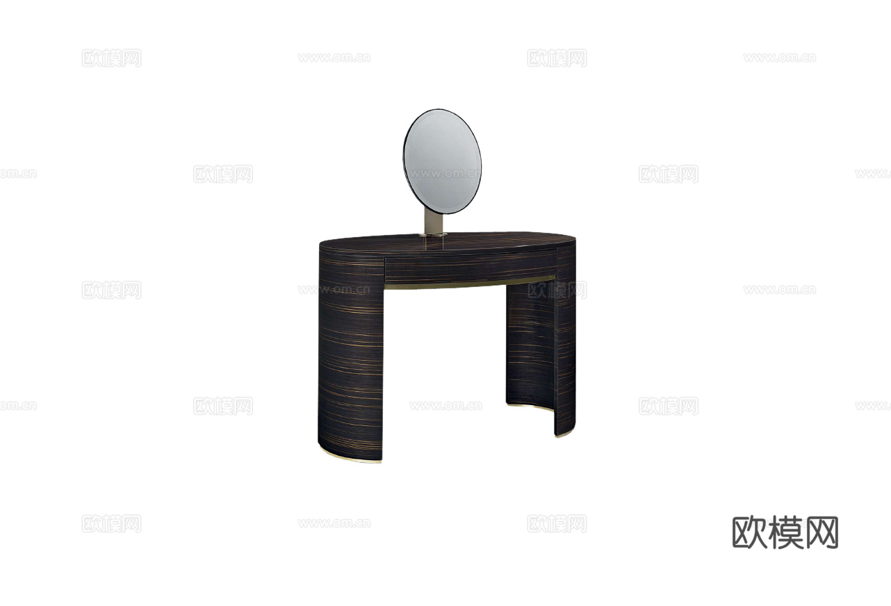 FENDI 意式梳妆台3d模型下载（渲染图1）