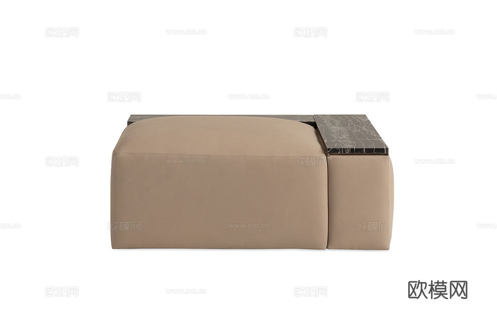 FENDI 意式沙发凳3d模型下载（渲染图3）