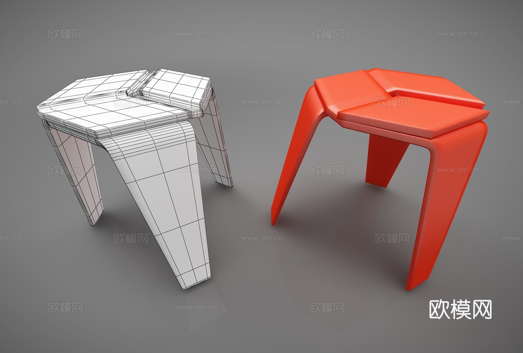 现代风格时尚椅子3d模型