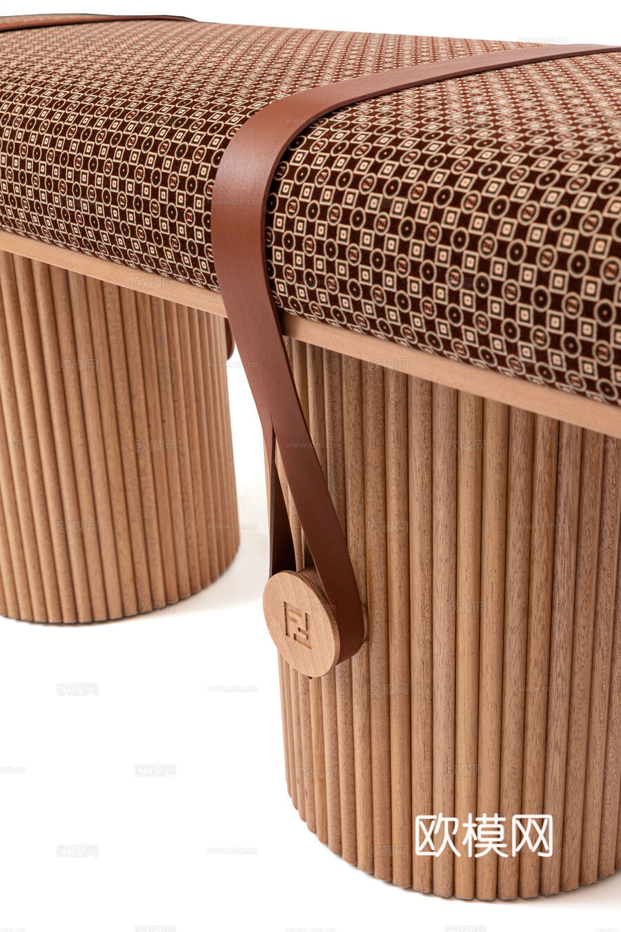 FENDI 意式长凳3d模型下载（渲染图2）