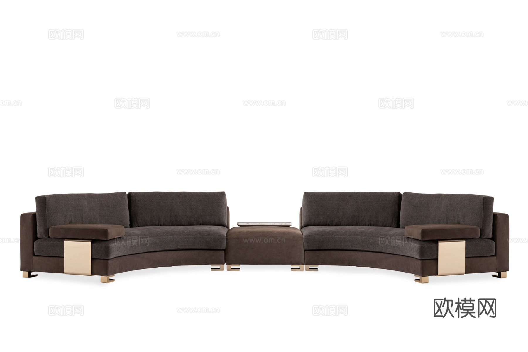 FENDI 三人沙发3d模型下载（渲染图4）