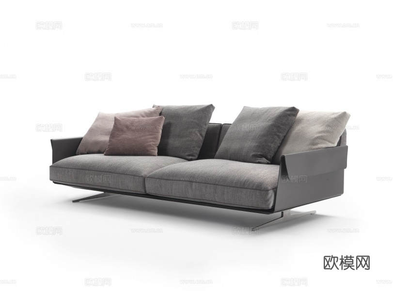flexform 意式双人沙发3d模型下载（渲染图3）