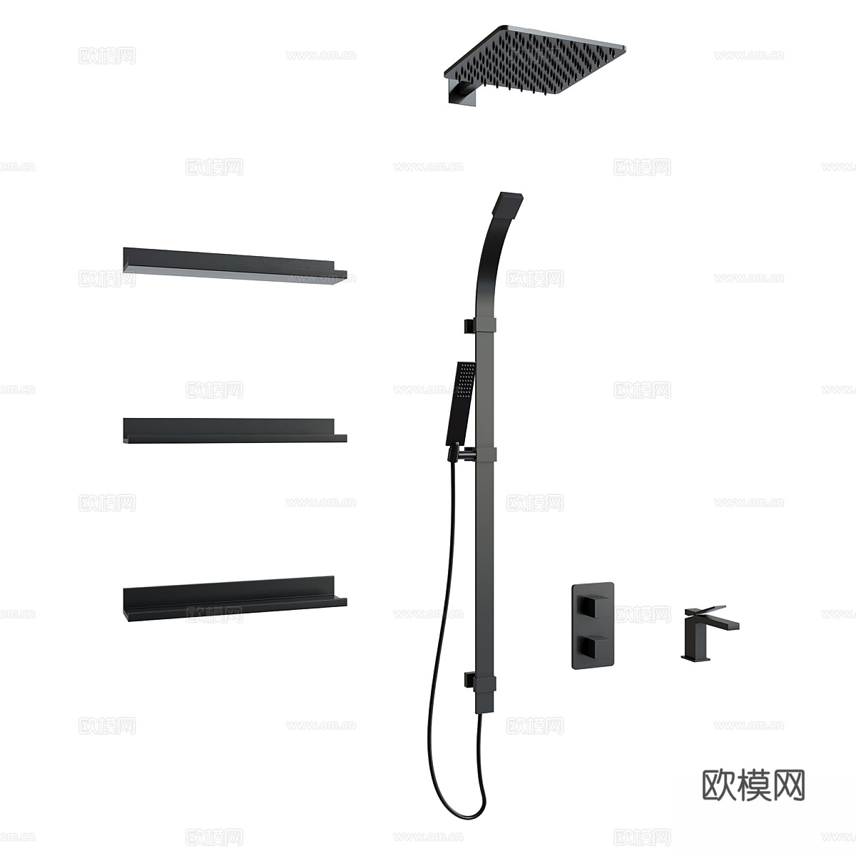 Bossini 套装3d模型