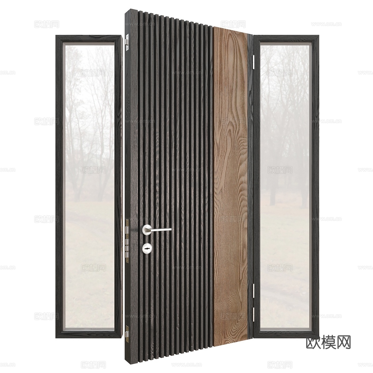 入口门3d模型