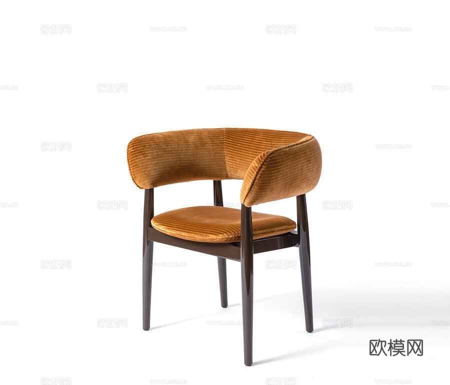 FENDI 意式餐椅3d模型下载（渲染图1）