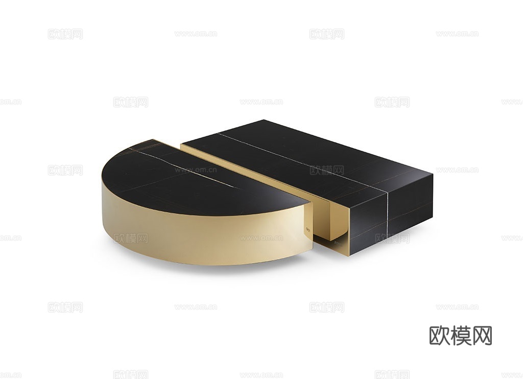 FENDI 意式茶几3d模型下载（渲染图1）