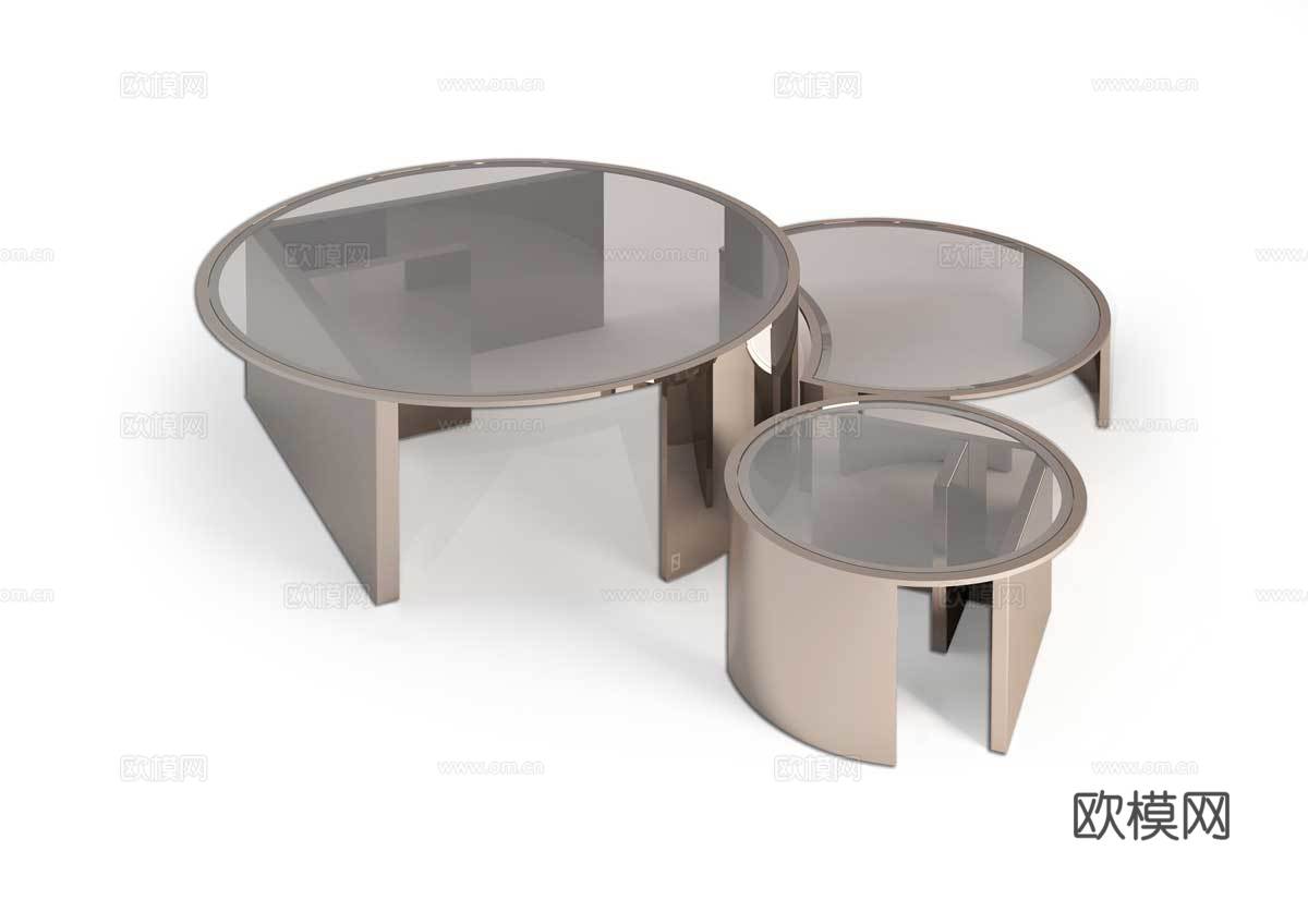 FENDI 意式茶几3d模型下载（渲染图1）
