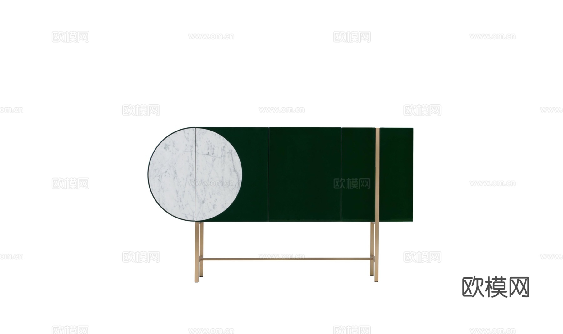 baxter 意式电视柜3d模型下载