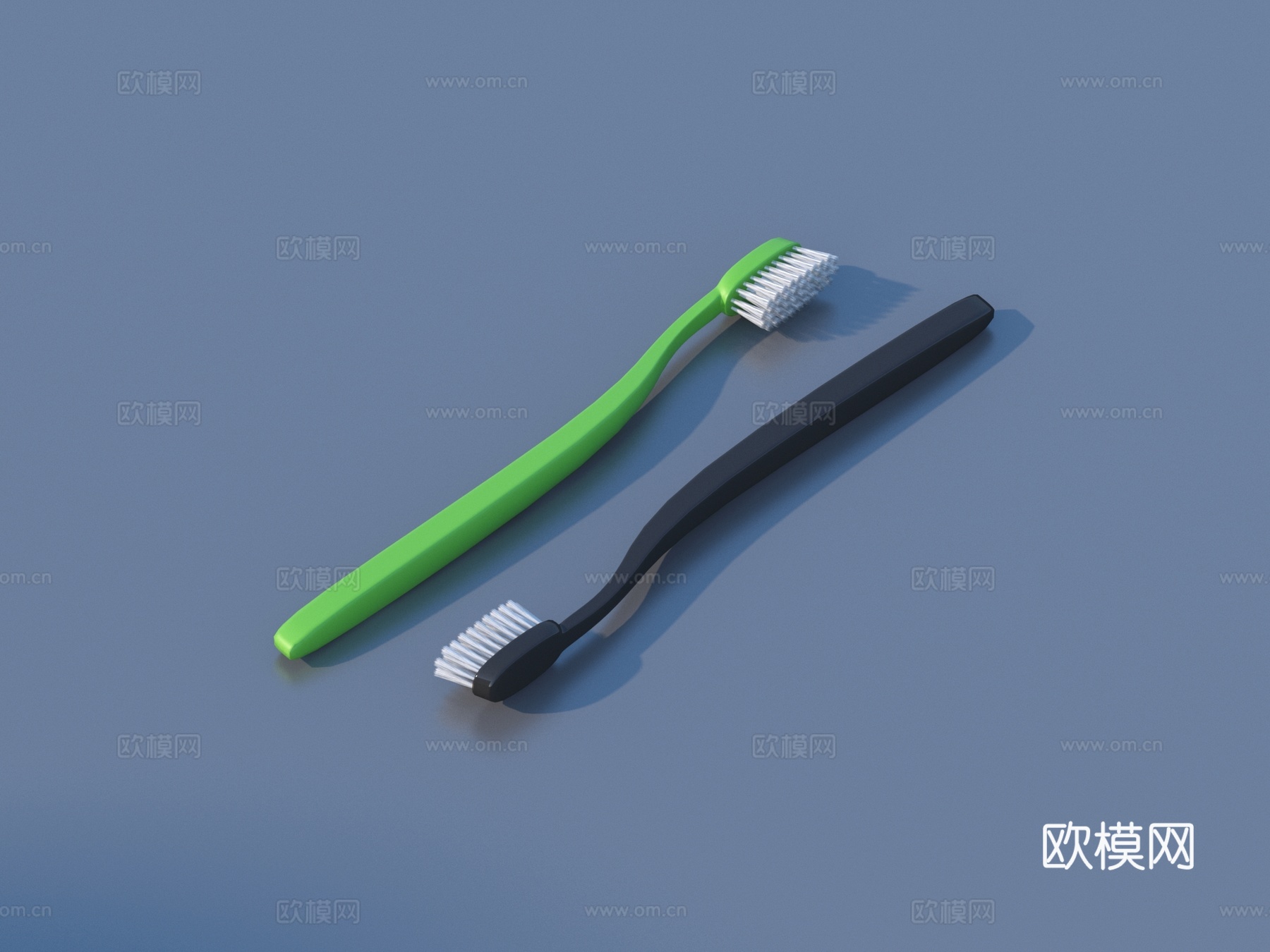 牙刷 清洁用品3d模型