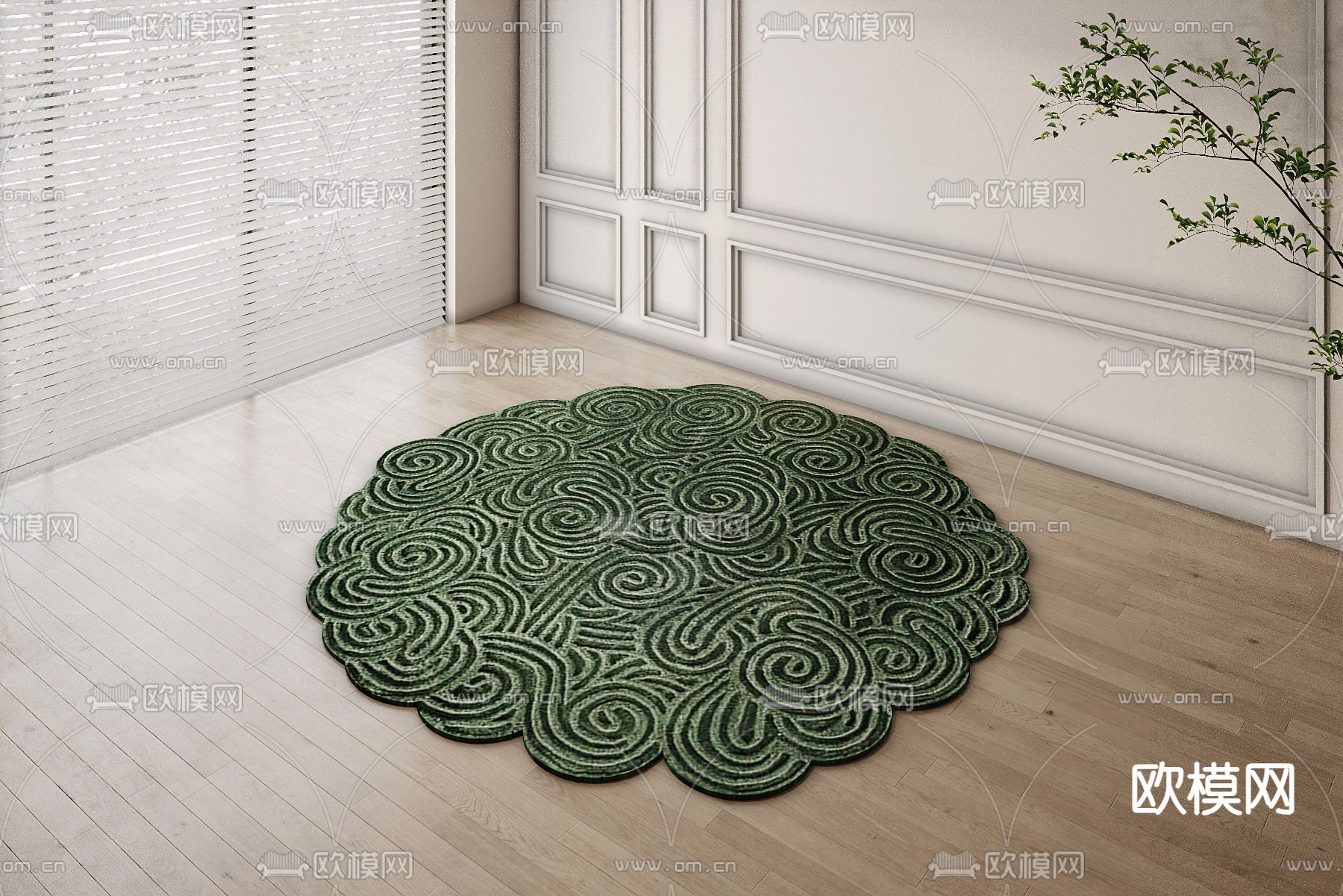 异形地毯3d模型