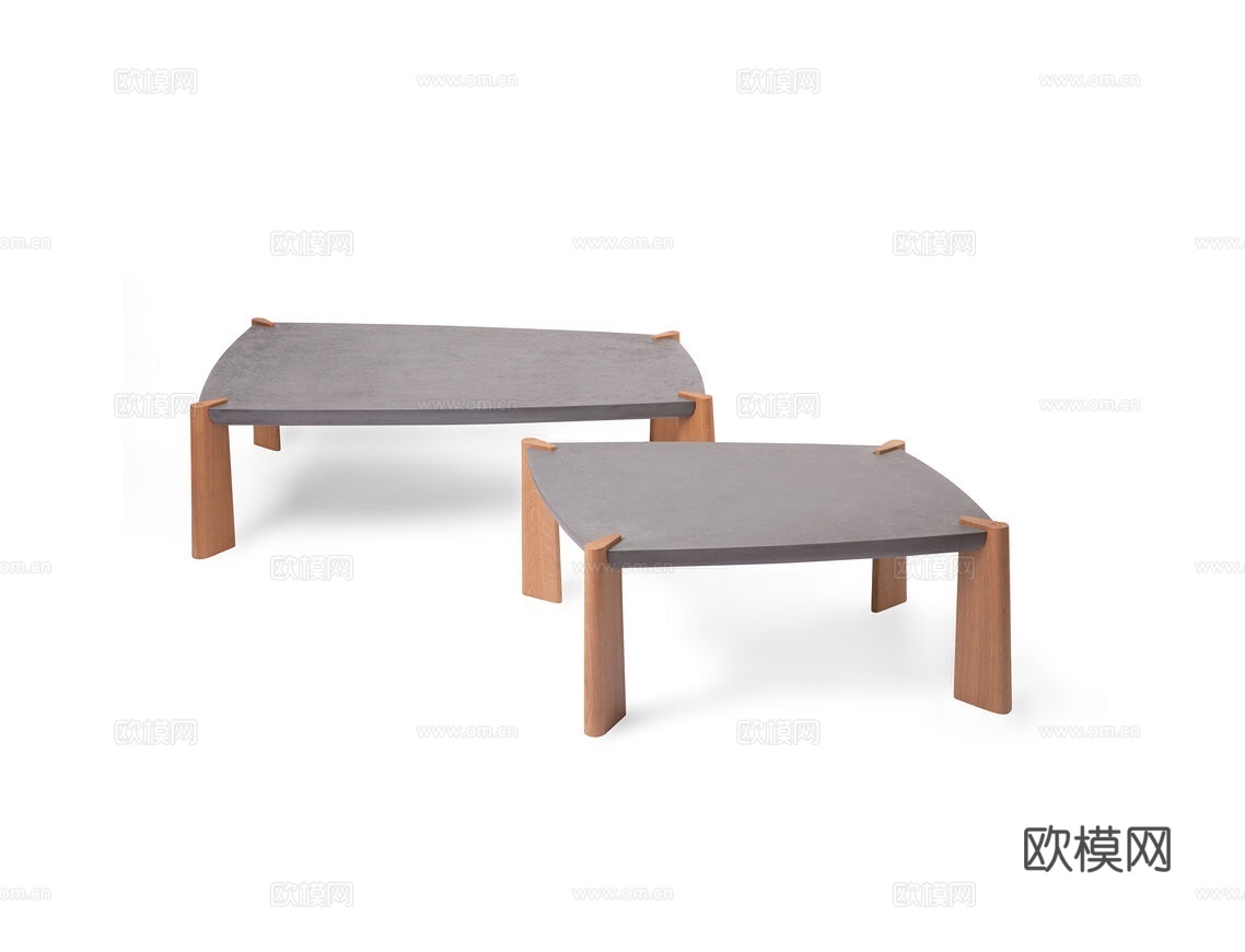 FENDI 意式茶几3d模型下载（渲染图1）