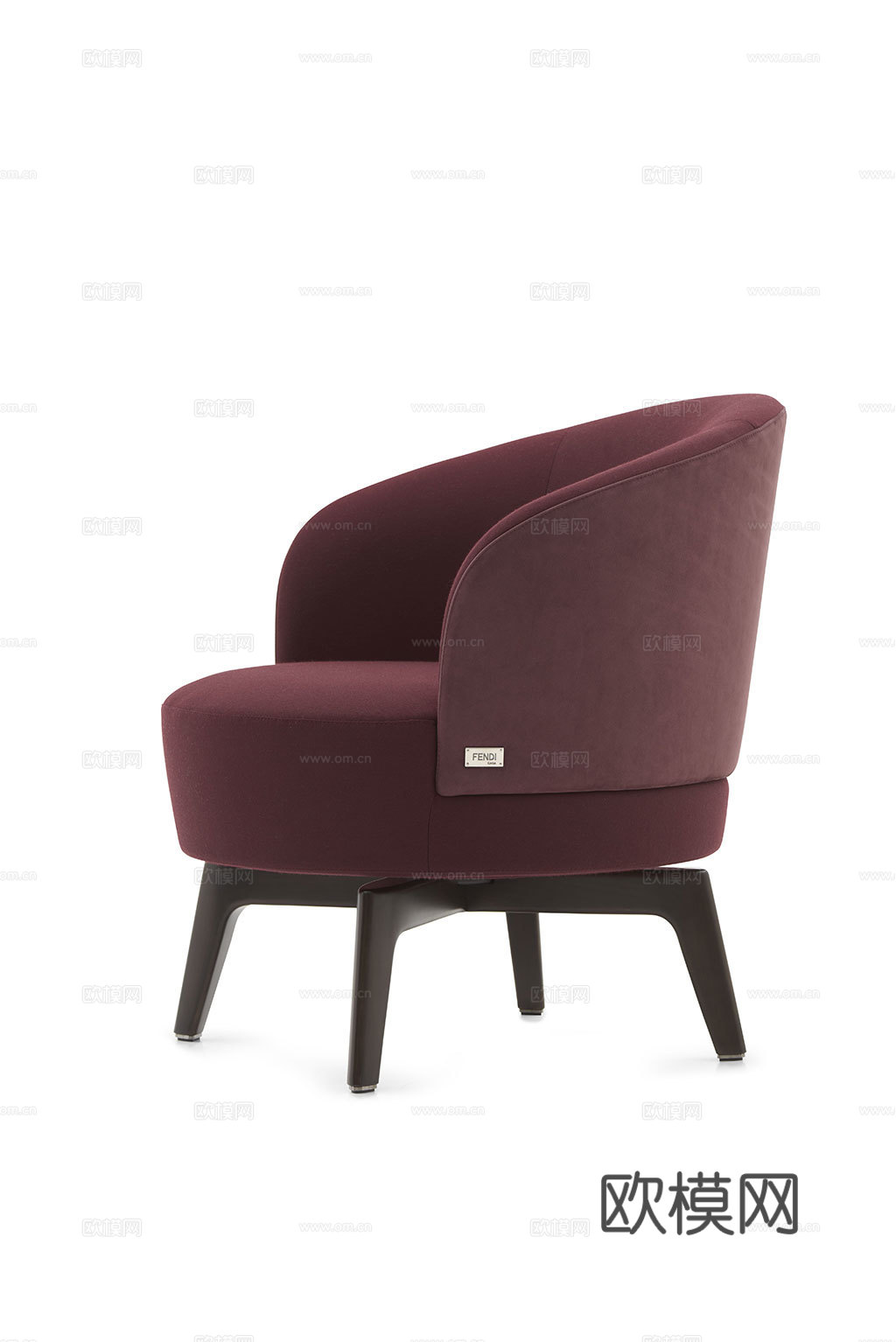 FENDI 意式休闲椅3d模型下载（渲染图2）