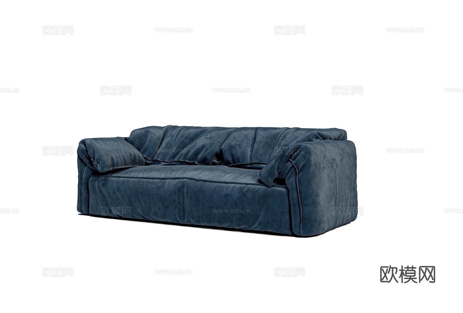 baxter 意式双人沙发3d模型下载