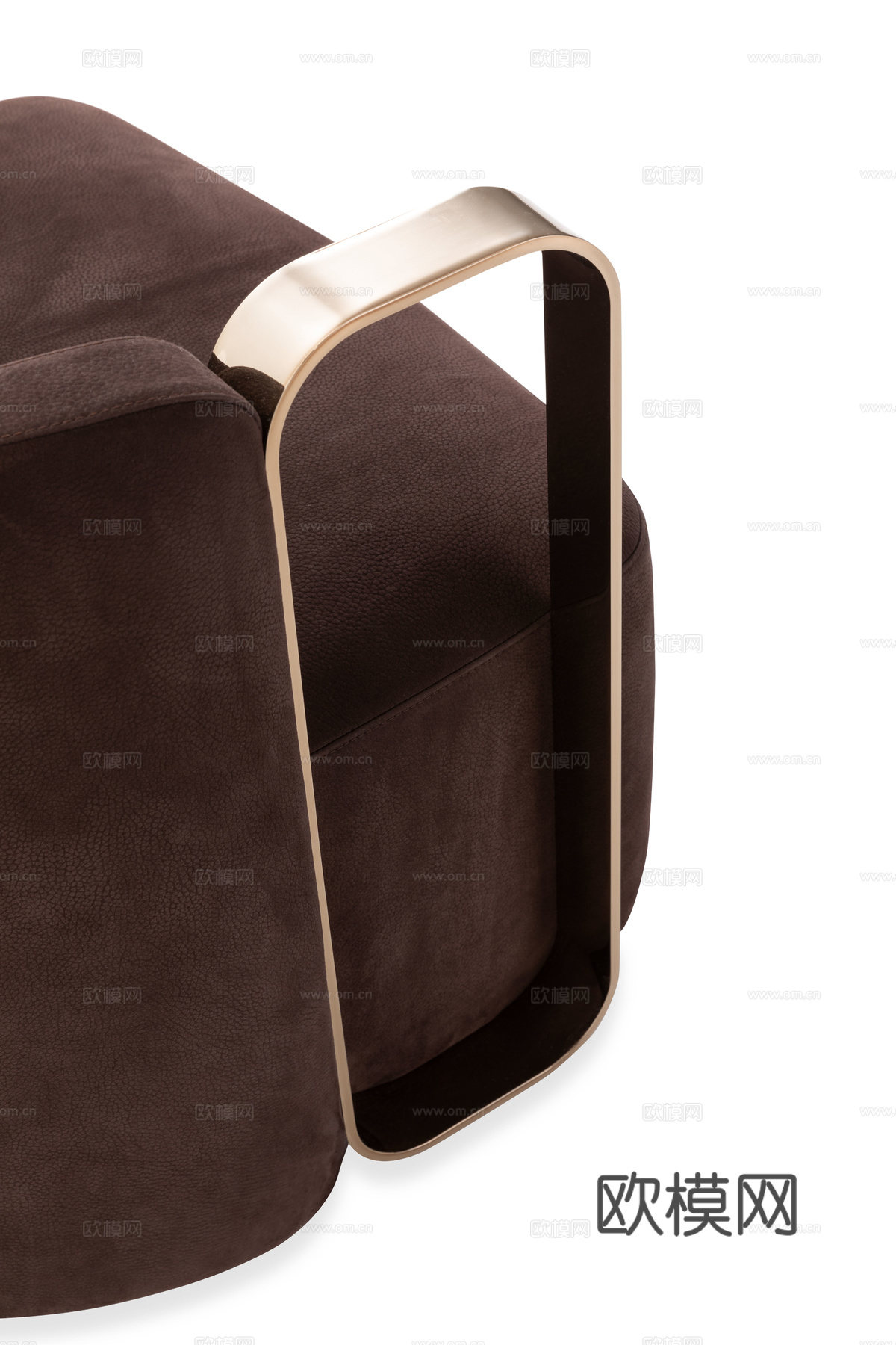 FENDI 意式单人沙发3d模型下载（渲染图2）