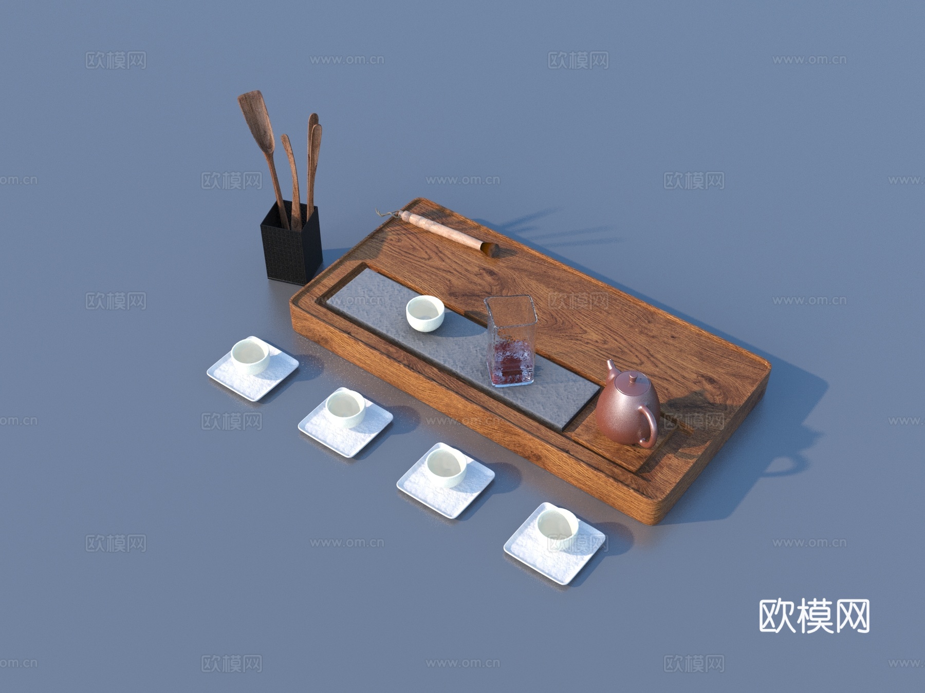 茶杯 茶壶 茶具3d模型