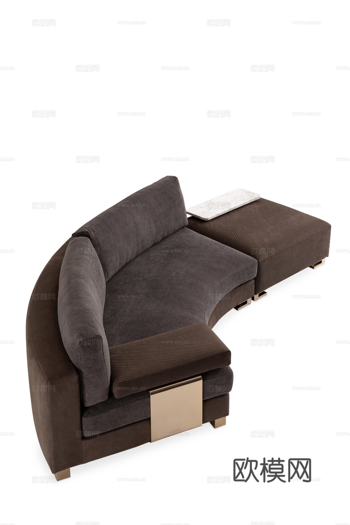 FENDI 三人沙发3d模型下载（渲染图2）