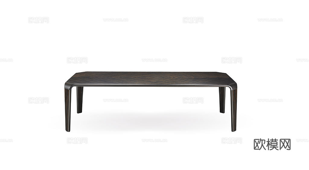 FENDI 意式餐桌3d模型下载（渲染图3）